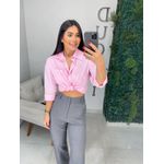 Camisa viscolinho rosa