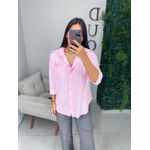 Camisa viscolinho rosa