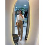 Camisa viscolinho branca