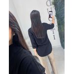Camisa viscolinho preta
