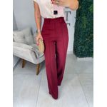 Calça alfaiataria Monalisa cereja
