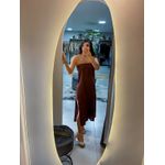 Conjunto linho marrom