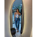 Calça jeans mom média