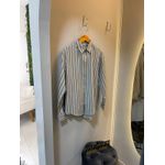 Camisa listrada gelo/azul