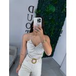 Short cinto linho