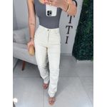 Calça reta off white