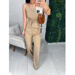 Conjunto alfaiataria Mica marrom