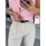 Calça Helena linho areia