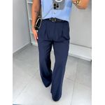 Calça Helena linho azul