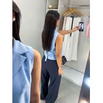 Calça Helena linho azul