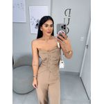 Conjunto alfaiataria Sophia bege