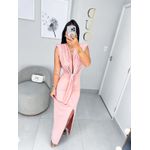 Vestido Emma rosa claro