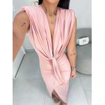 Vestido Emma rosa claro