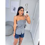 Conjunto alfaiataria Antônia cinza