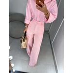 Calça alfaiataria Liza rosa claro