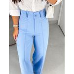 Calça alfaiataria Monalisa azul claro