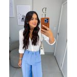 Calça alfaiataria Monalisa azul claro