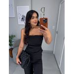 Blusa alfaiataria preta