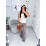 Blusa alfaiataria botões areia