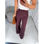 Calça alfaiataria Liza bordô
