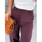 Calça alfaiataria Liza bordô
