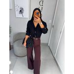 Calça alfaiataria Liza bordô