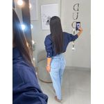 Calça jeans mom sky