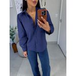 Camisa lis azul marinho