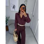Camisa lis vinho