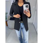 Blazer alfaiataria Bela preto