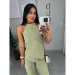 Conjunto alfaiataria Catarina verde