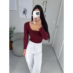 Body Tricot vinho