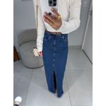 Saia jeans escura