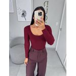 Body Tricot vinho