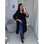 Sobretudo Monalisa preto 