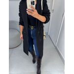Calça mom elastano escura