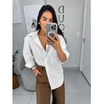 Camisa tricoline branca