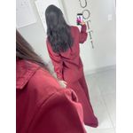 Camisa tricoline cereja