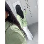 Camisa tricoline verde clara
