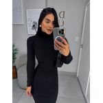 Vestido Tricot preto