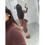 Vestido Tricot marrom