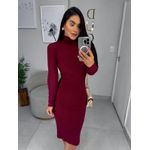 Vestido Tricot cereja