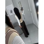 Wide leg jeans marrom