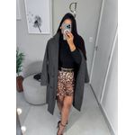 Saia animal print bege