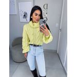 Tricot amarelo claro