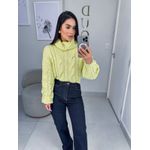 Tricot amarelo claro