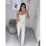 Conjunto alfaiataria Livia verde pastel