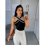 Body tricot preto