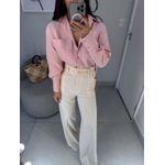 Camisa Maria rosa claro