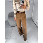 Calça alfaiataria Liza marrom